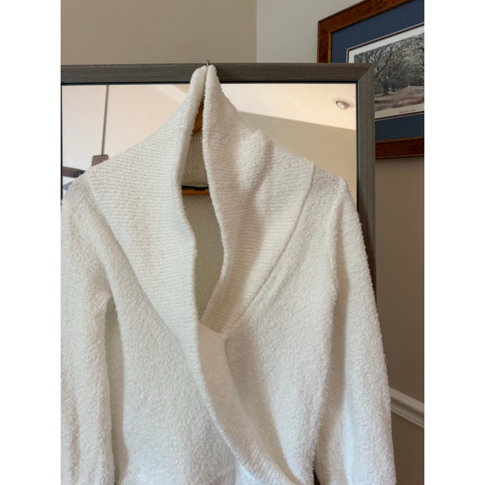 Boston Proper White Cowl Neck Sweater Women's Size S - Picture 4 of 5